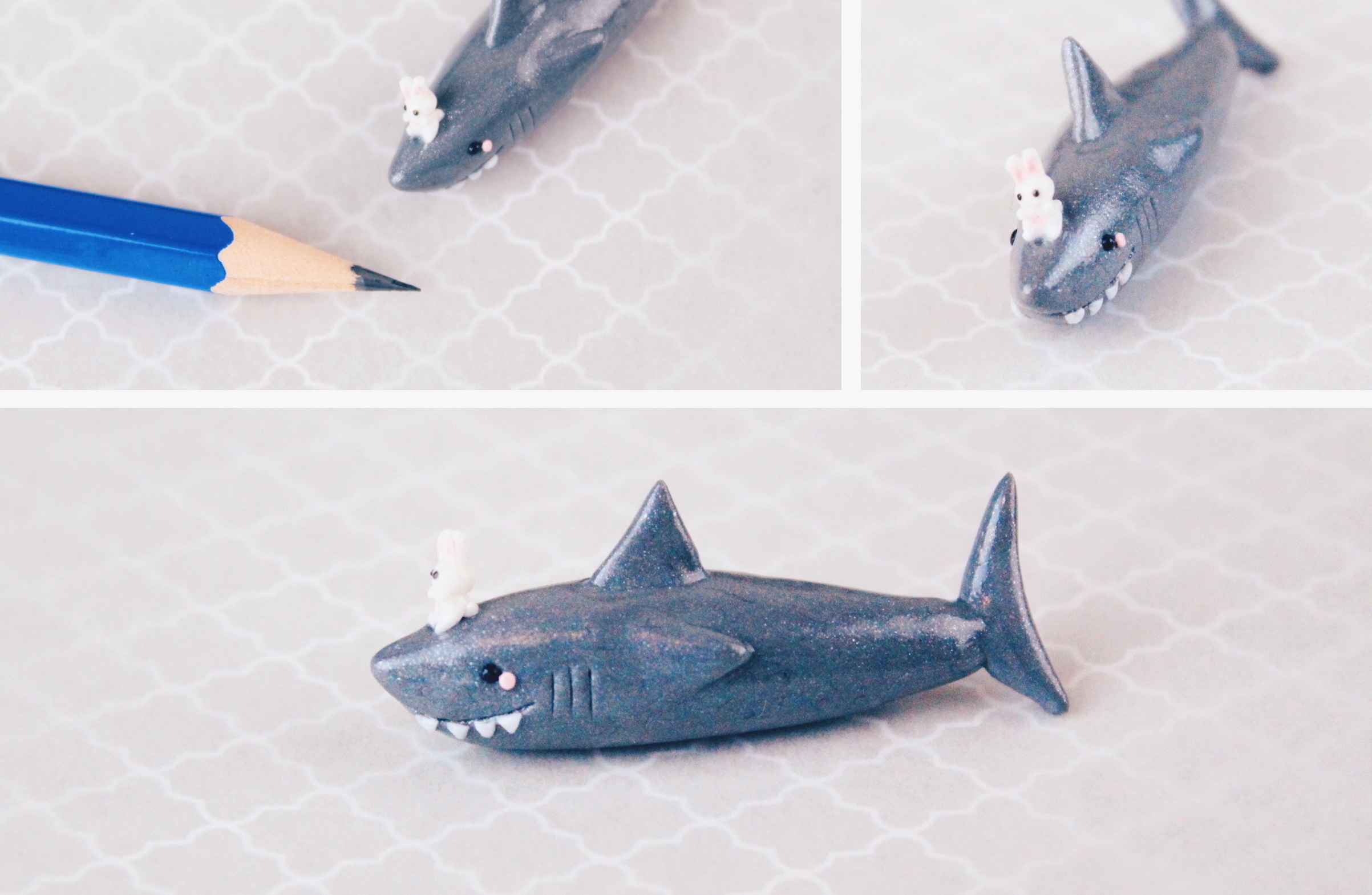 Clay Shark and Bunny Tutorial Clay Shark and Bunny Tutorial